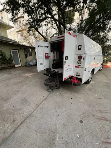 Magnet Plumbing service vehicle on-site for Sewer Line Repair in Redington Shores